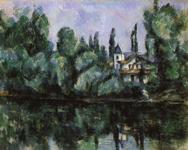 Paul Cezanne The Banks of the Marne Norge oil painting art